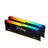 RAM „Kingston KF432C16BB2AK2/64“ 64 GB 3200 MT/s DDR4 CL16 DIMM (2 vnt. rinkinys) „FURY Beast RGB“ | „Kingston“