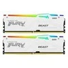 RAM Kingston KF564C32BWEAK2-32 32GB 6400MT/s DDR5 CL32 DIMM (Kit of 2) FURY Beast Baltas RGB EXPO | Kingstonas