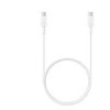 EP-DA905BWE Samsung USB-C/USB-C duomenų kabelis 3A 1m baltos spalvos (Bulk)
