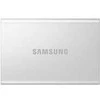 Kietasis diskas Nešiojamasis SSD diskas „Samsung T7 Resurrected 1TB“, kurio skaitymo sparta – 1050 MB/s, įrašymo sparta – 1000 MB/s.