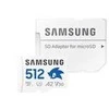 Samsung 512 GB atminties kortelė su SD adapteriu