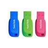 SANDISK CRUZER BLADE USB atmintinės, 3 vnt. pakuotėje, 32 GB