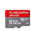 Atminties kortelė SanDisk Micro SDXC karta 512GB ULTRA GO(190MB/s, UHS-I )