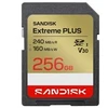 SANDISK Extreme PLUS SD 256GB UHS-I atminties kortelė