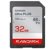 Sandisk Ultra PLUS SDHC karta 32GB UHS-I,V10, U1, C10, (130MB/s)