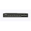Šakotuvas „Qnap Systems“ BE VENTILIATORIAUS, INDL DIZAINAS, 8 PRIEVADAI/10GBE RJ45, 8 PRIEVADAI 10GBE SFP+