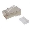 Solarix jungtis RJ45 CAT6 STP 8p8c ekranuotas, sulankstytas ant veido / 100 vnt KRJ45/6SH