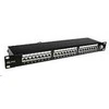 Solarix Patch panel 19" 1U 24x RJ-45 Cat.6 STP (SX24-6-STP-BK)