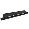 SOLARIX Patch skydelis 24 x RJ45 CAT5E STP 1U SX24-5E-STP-BK-N