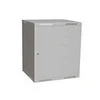 Solarix sulankstoma sieninė spinta SENSA LITE 12U 450mm, metalinės durys, RAL 7035, SENSA-L-12U-545-21-G