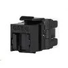 Modulis Keystone szybkozaciskowy narzędziowy SOLARIX Cat.6 UTP RJ45 juoda