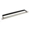 Solarix Patch panel 19 "0,5U 24x RJ-45 Cat.6 UTP su laikikliu (SX24HDM-0-STP-SL-UNI)