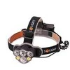 Solight LED įkraunamas galvos žibintuvėlis, 550 lm, ličio jonų, USB