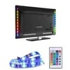 Solight LED RGB juostelė televizoriui, 2x 50cm, USB, jungiklis, pultelis