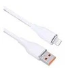 „Solight“ „Lightning“ laidas, USB 2.0 A jungtis - „Lightning“ jungtis, silikoninis, 2 m