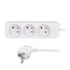 Solight prailginimo laidas 3 m, 3 lizdai, 16A/3680W, PVC, baltas