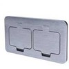 Solight 5B323 įmontuojamas grindų dvigubas lizdas
