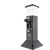 Solight PG05 IP44 sodo stulpelis su LED apšvietimu, juodas