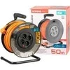 „Strend Pro DG-FB04“ būgnas 50 m, plastikinis, 4 vnt., 3 x 1,5 mm, oranžinis (213059)