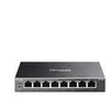 Šakotuvas TP-Link Omada ES208GP network switch Managed L2 Gigabit Ethernet (10/100/1000) Power over Ethernet (PoE) DIN rail Juodas