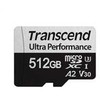 Atminties kortelė Karta Transcend 340S Micro SDXC 512 GB Class 10 UHS-I/U3 A2 V30 (TS512GUSD340S)