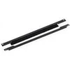 TRITON 19" praėjimo skydelis 1U, padalintas horizontaliai, šepetys, skylė 350 x 21 mm, juoda