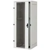Grindų lentyna 19 Triton 15U 600x800 mm stiklinės priekinės durys su nuimamomis šoninėmis / galinėmis panelėmis aktyviai ventiliacijai, viršutinės / apatinės / galinės kabelių prieigos sekcijos IP20, juoda