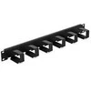 TRITON 19" įrišimo skydelis 1U, 6x įrišimo kabliukas 70x27 mm, juodas