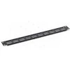 TRITON 19" dengiamoji plokštė 1U perforuota su ovaliu 36 x 6 mm, juoda
