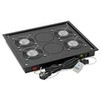 TRITON Viršutinis (apatinis) vėdinimo blokas, 4 ventiliatoriai-230V/60W, termostatas, juodas