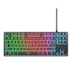 Klaviatūra Trust GXT 833 THADO TKL US juoda