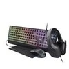 TRUST Sada sluchátka + pelė + klaviatūra + mousepad GXT 792 Quadrox 4v1 Gaming Bundle