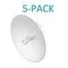 UBIQUITI PBE-5AC-Gen2-5 5 Pack Ubiquiti PowerBeam AC Gen2 25dBi 5GHz AC 450+ Mbps, GigE PoE, 400mm Dish