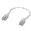 Ubiquiti Ubiquiti UACC-Cable-Patch-EL-C6A-0.15M-W-24 kabelis sieciowy Półprzezroczysty, Baltas 0,15 m Cat6a