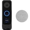 UBIQUITI G4 DOORBELL PRO POE RINKINYS Juodas PREMIUM UNIFI DURŲ SKARPAS SU INTEGRUOTU POE IR POE varpeliu, skirtu MONTAVIMUI „Plug and Play“