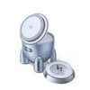 UGREEN magnetická bezdrátová nabíječka 2v1 MagFlow Qi2.2, 25W, MagSafe, raketa, sidabrinė
