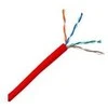 Planet UTP kabelis PlanetElite, Cat5E, tiesus, PVC, raudonas, 305m