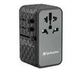 Verbatim GaN III Uni.Travel Adap 100W Welt-zu-Welt UTA-06 32121