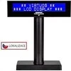 Virtuos FL-2026MB klientų ekranas su mėlynu LCD