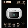„Winner Group WG“ – „Bluetooth“ ausinės WG AirFlex 9 su ekranu, „Avatar“, ANC, baltos
