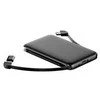 Winner Group WG - Power Bank 5000 mAh, kabelis Micro USB + Type-C + adaptér Lightning, juoda