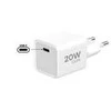 Winner Group WG - Síťová nabíječka GaN 1x USB-C, PD 20W, 5V-9V-12V, bílá