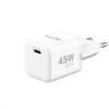 Winner Group WG - GaN tinklo įkroviklis 1x USB-C, PD PPS 45W, baltas