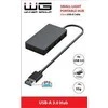 Winner Group WG - HUB USB-A na 4x USB-A, USB 3.0, 5Gbps, juoda