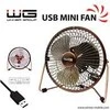 Ventiliatorius Winner Group WG - Ventilátor USB mini fan 6inch, bronzový