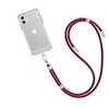 Winner Group WG - Crossbody lace strap/transparent/burgundy