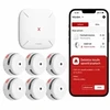 X-Sense FS61 (6+1) Sada 6 bezdrátových detektorů kouře XS01-M s centrální jednotkou SB550