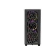 ADATA XPG LANDER 501 korpusas, vidutinio dydžio bokštas, be maitinimo bloko, 4x 120 mm ARGB ventiliatoriai, juodas