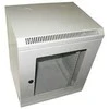 XtendLan 10" sieninė spinta 9U 350x140, keliamoji galia 50 kg, organinio stiklo durys, suvirintos, pilkos spalvos