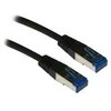 Value Patchcord S/FTP Cat6a. juoda. 3m